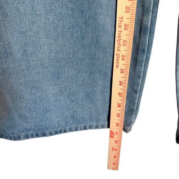 Cider Sz M‎ Mid Rise Solid Wide Leg Cargo Jeans Skater Grunge - Picture 8 of 14